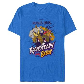 Men's Teenage Mutant Ninja Turtles Rocksteady and Bebop T-Shirt
