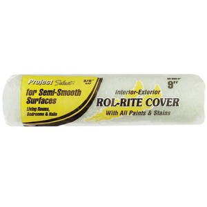 Project Select Rol-Rite Polyester 9 in. W X 3/8 in. Regular Paint Roller Cover 1 pk (Case of 12) - 1 of 1