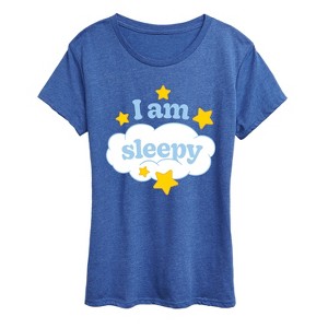 Women's - Instant Message - I Am Sleepy Short Sleeve Graphic T-Shirt - 1 of 4