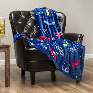Chanasya Love Hug Play Dream Kids Gift Throw Blanket - 1 of 4