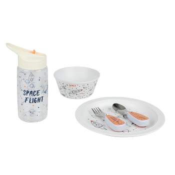 Kid's Space 5-Piece Melamine Mealtime Set