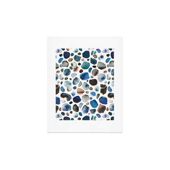 Ninola Design Blue Speckled Painting Watercolor Stains Small Acrylic Tray,  8 x 6 1/4 - Deny Designs