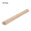 Unique Bargains Arts Crafts Garden Christmas Decoration Round Natural Wood Sticks 10 Pcs - 3 of 4