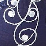 evening blue silver