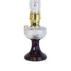 Aladdin Lincoln Drape Oil Lamp - Traditional Classic Indoor Oil or Kerosene Fuel Lamp, Bright White Light, Glass with Brass Trim - 2 of 3