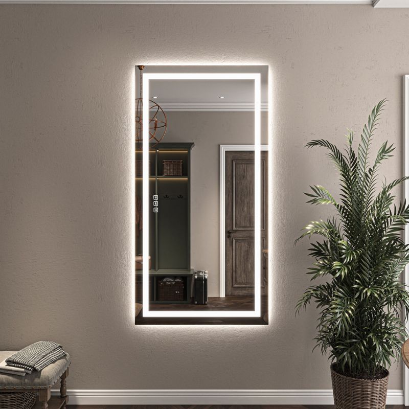 Organnice Frameless Decorative Wall Mirrors with Backlit and Front Light, 2 of 10