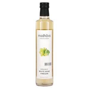 Madhava, Organic White Wine Vinegar, 16.9 fl oz - 1 of 2
