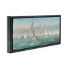 Stupell Industries Sailboat Fleet Ocean Waves, 25" x 11" - 3 of 4