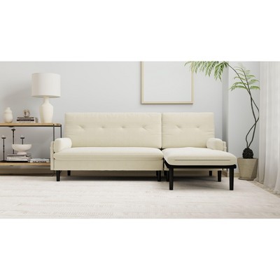 NicBex Couches for Living Room 30.32" Adjustable Single Sofa Convertible Lounge Chair and Guest Bed, Upholstered Sofa Couch Modern Chair