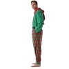#followme Mens One Piece Christmas Themed Adult Bodysuit Microfleece Hoody Winter Pajamas - 3 of 4