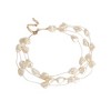 SOHI Women's Pearl White The Small Riviera Collar Necklace - 2 of 4