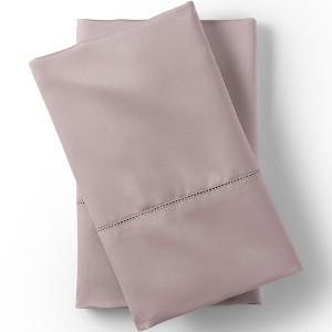 Lands' End 700 Thread Count Luxe Sateen Cotton No Iron Bed Pillowcases - 1 of 2