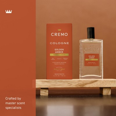Cremo Golden Amber Cologne - 3.4 fl oz