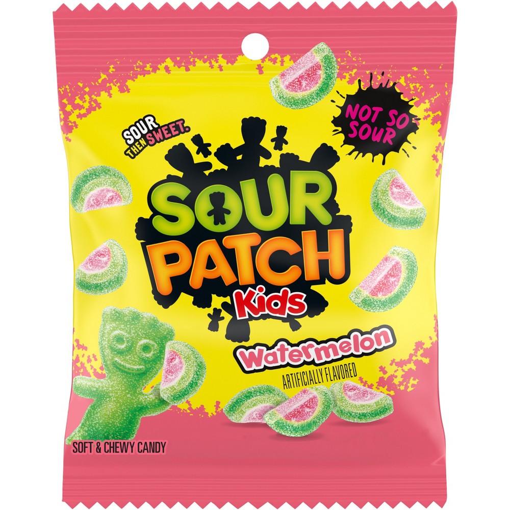 Sour Patch Kids Watermelon Soft & Chewy Candy - 3.6oz (Case Of 12) Best By 08/08/2025