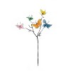Mixed Color Butterfly Stem – 40" Tall Faux Accent by Kalalou - 2 of 4