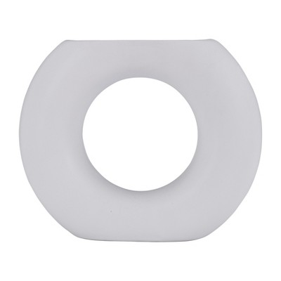 Sagebrook Home 5" Vase Contemporary Abstract Donut Cut-Out Vase Decorative Home or Office
