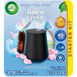 Air Wick Essential Mist Diffuser Kit - Linen & Petals - 0.67 fl oz/2ct