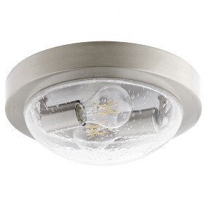 Quorum Lighting 2 - Light Flush Mount in  Satin Nickel - 1 of 1