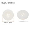 Unique Bargains Resin Snap Fastener Round Flat 4-Hole Sewing Buttons 10 Pcs - 2 of 4