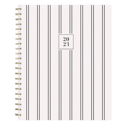 2023 Planner 8.5"x11" Weekly/Monthly Fabric Hard Cover Laine - Rachel Parcell