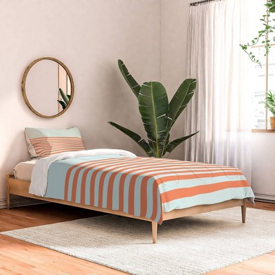 June Journal Beach Stripes Comforter Set - Deny Designs