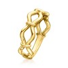RS Pure by Ross-Simons 18kt Gold Vermeil Open-Loop Ring - 3 of 4
