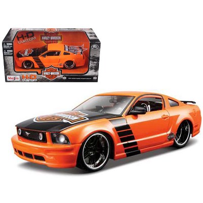 2006 Ford Mustang GT Harley Davidson Orange 1/24 Diecast Model Car by Maisto