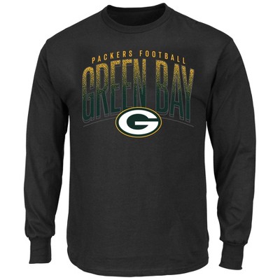 Green Bay Packers Big Tall Long Sleeve Mock Neck 2XL-8X