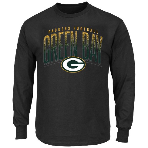 Nfl Green Bay Packers Men's Big & Tall Long Sleeve Cotton Core T-shirt ...