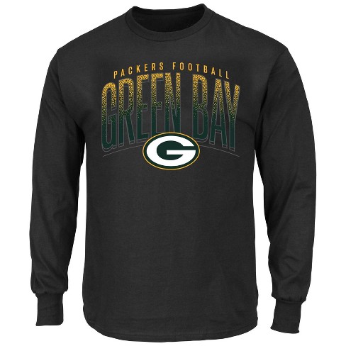 Nfl Green Bay Packers Men's Big & Tall Long Sleeve Cotton Core T-shirt :  Target