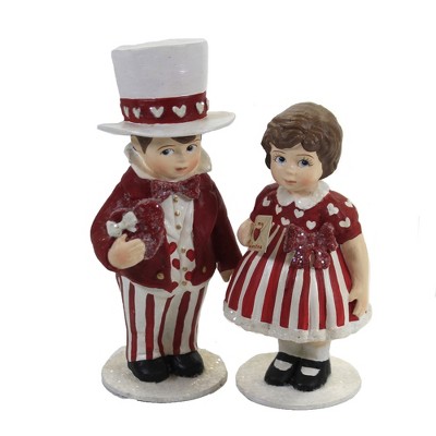 Valentine's Day 5.75" Valentines Sweethearts Love Hearts Couple Bethany Lowe Designs, Inc.  -  Decorative Figurines