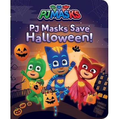 PJ Masks Save Halloween! - (Pj Masks) - by May Nakumara (Board Book)