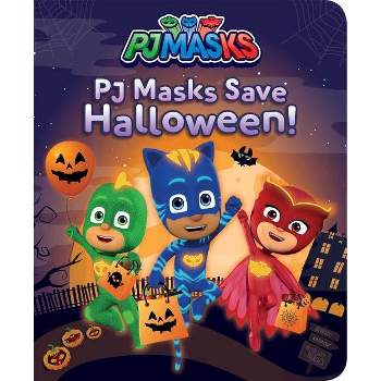 PJ Masks Save Halloween! - (Pj Masks) - by May Nakumara (Board Book)