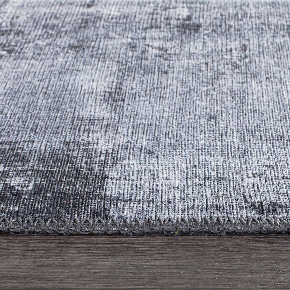 World Rug Gallery Contemporary Distressed Abstract Machine Washable Area Rug: Stain-Resistant, Flat Pile - thumbnail 3