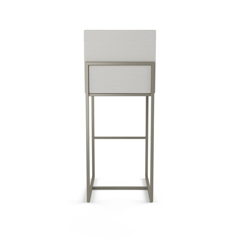 Derry Counter Height Barstool Polyester Gray - Amisco, 5 of 11