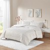 Gracie Mills Maelona Metallic Print Faux Fur Duvet Cover Set - 2 of 4