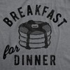 Mens Funny T Shirts Breakfast For Dinner Sarcastic Food Graphic Novelty Tee For Men - Crazy Dog Men's T Shirt - 2 of 4