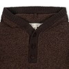 Boys' Organic Long Sleeve Hooded Henley Sweater, Kids - 2 of 3