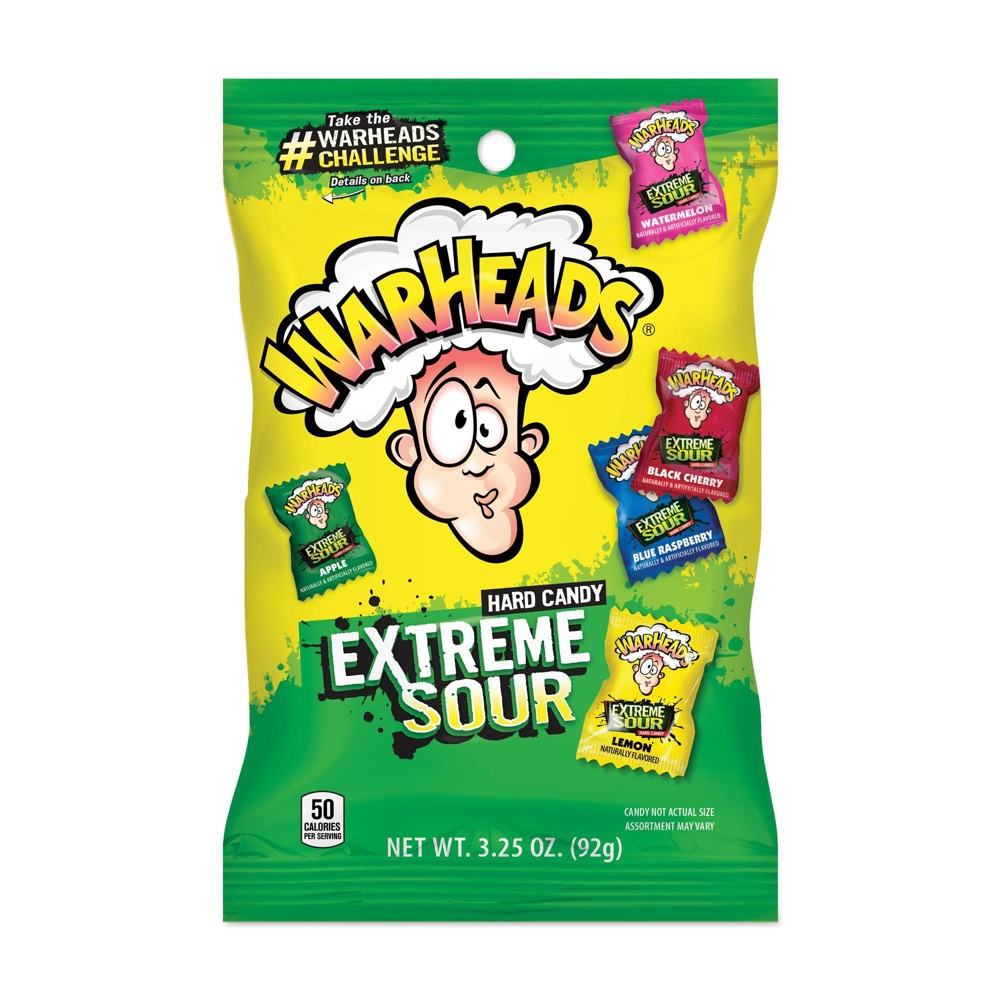 Warheads Extreme Sour Hard Candy - 3.25oz