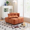 Modular Sectional Single Sofa with Removable Back Space Saving 35D High-Density Sponge Leather for Living Room Home Office (84 x 84 x 33cm) - 2 of 4