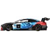 BMW M4 GT3 EVO Presentation #1 White with Carbon, Blue and Red Graphics 1/18 Model Car by Top Speed - 3 of 4