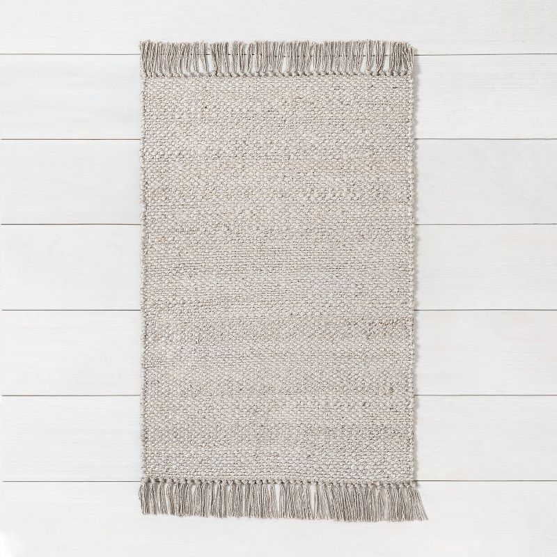 Bleached Jute Fringe Rug - Hearth & Hand™ with Magnolia, 1 of 10