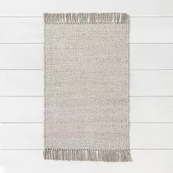 Bleached Jute Fringe Rug - Hearth & Hand™ with Magnolia