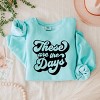 Simply Sage Market These Are The Days Retro Lightweight Garment Dyed Sweatshirt - 3 of 4