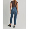 Women's High Rise Crop Straight Denim Pants - JUST BLACK DENIM - 4 of 4