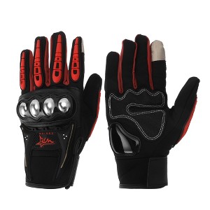Unique Bargains Motorcycle Touchscreen Driving Gloves 1 Pair - 1 of 4
