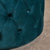 Sapphtopaz Ottoman with Velvet Upholstered Elegant Vanity Stool with Button-Tufted, Versatile Foot Stool for Living Room, Bedroom - 2 of 4
