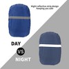 Unique Bargains Reflective Backpack Rain Cover Polyester for Outdoor Hiking Riding Small Deep Blue - 4 of 4