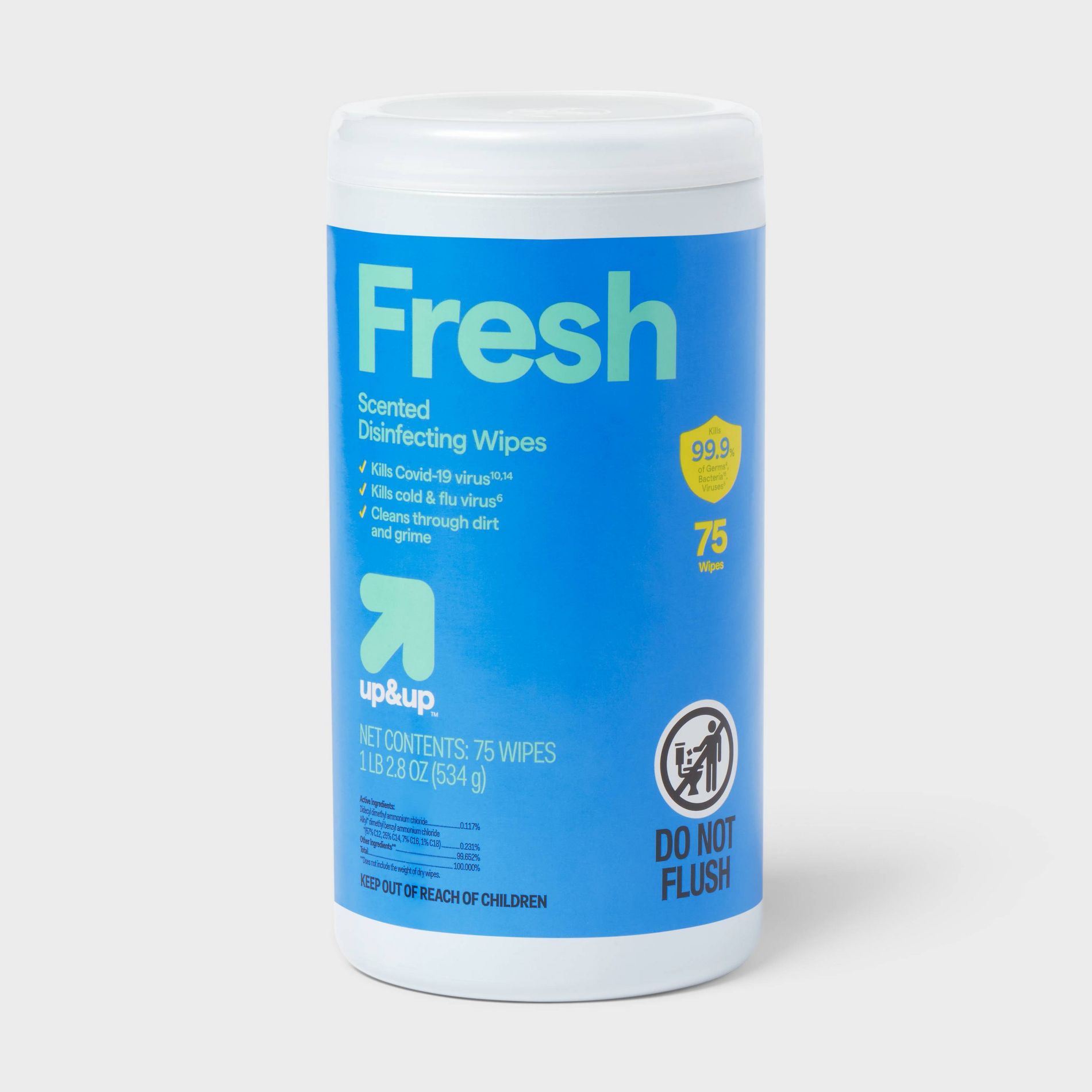 Fresh All Purpose Disinfecting Wipes - 75ct - up&up™