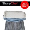 SharpChef Heat and Slip Resistant Neoprene Oven Mitt and Pot Holder Set, Soft Cotton Lining, Waterproof, BPA-Free - 4 of 4